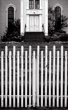 Church, Pt. Gamble, Washington. Black and white photograph