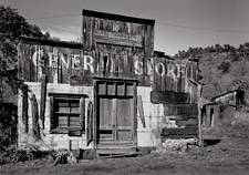 General Store,  Mogollon, New Mexic. Limited edition black and white photographo