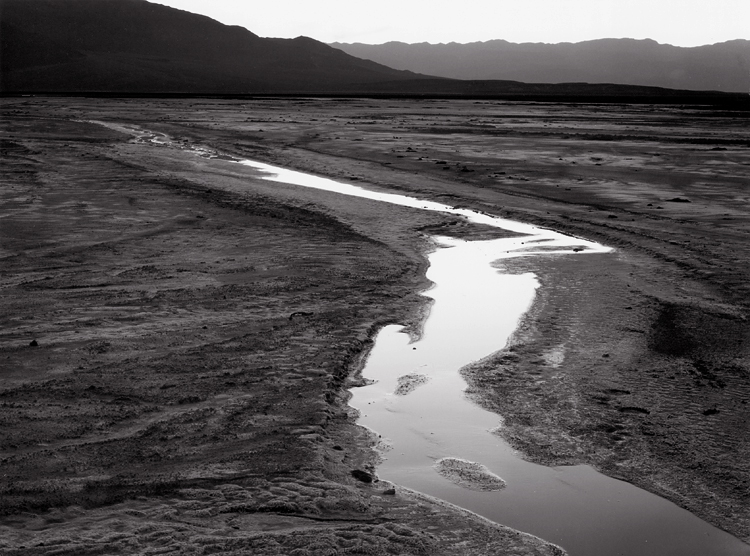 Pool At Sunset, 1973. Death Valley National Park, California