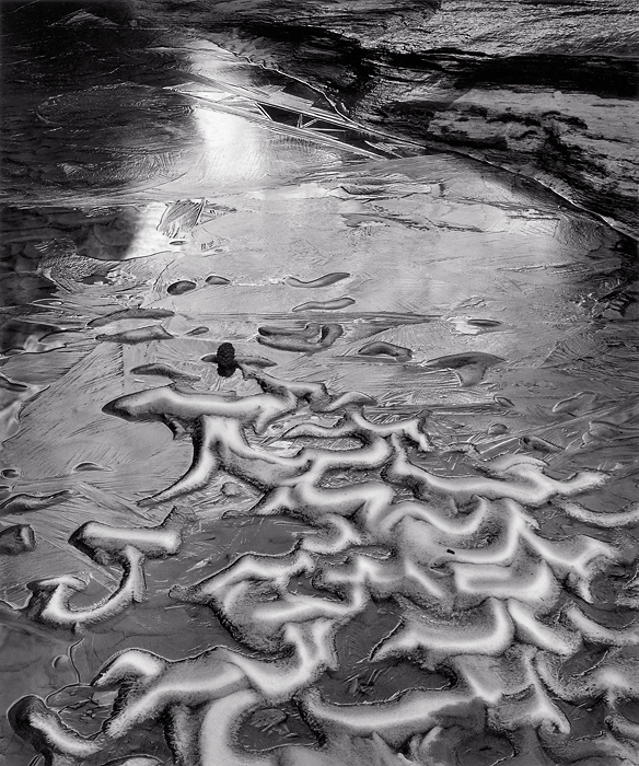 Sand and Ice, 1978. Zion National Park, Utah