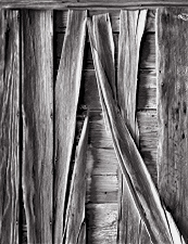 Weathered Boards, Bannack, MY. Limited edition black and white photograph